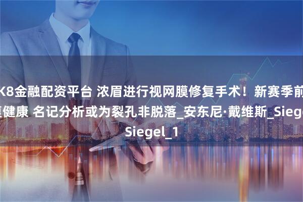 K8金融配資平臺 濃眉進行視網膜修復手術！新賽季前恢復健康 名記分析或為裂孔非脫落_安東尼·戴維斯_Siegel_1